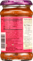 PATAKS: Paste Curry Madras, 10 oz