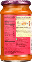 PATAKS: Cooking Sauce Dopiaza, 15 oz