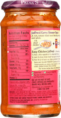 PATAKS: Cooking Sauce Jalfrezi, 15 oz