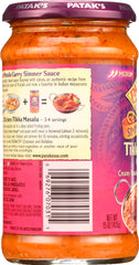 PATAK'S: Tikka Masala Curry Cooking Sauce, 15 Oz