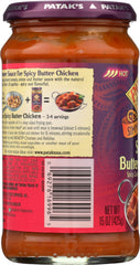 PATAKS: Sauce Spicy Butter Chicken, 15 oz