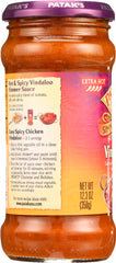 PATAKS: Vindaloo Hot & Spicy, 12.3 oz