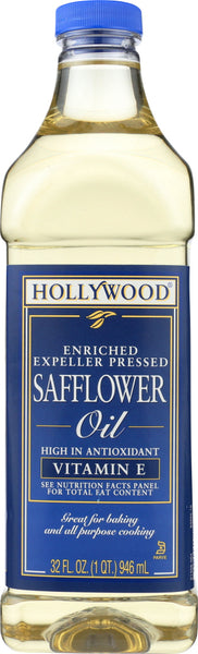 HOLLYWOOD: Safflower Oil, 32 oz