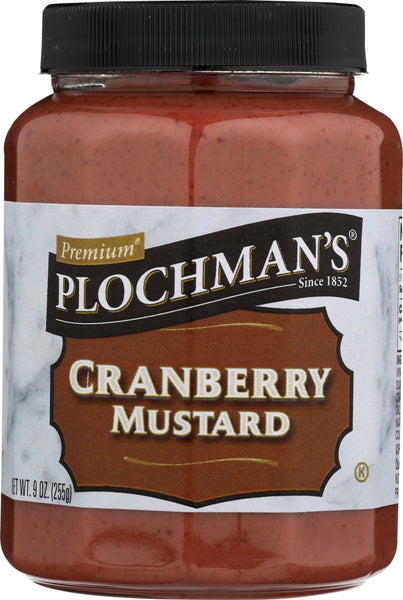 PLOCHMANS: Mustard Cranberry, 9 oz