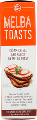 OLD LONDON: Melba Unsalted Whole Grain Toasts, 5 oz