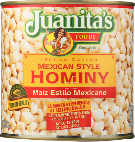 JUANITA'S FOODS: Mexican Style Hominy, 25 oz