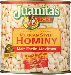 JUANITA'S FOODS: Mexican Style Hominy, 25 oz