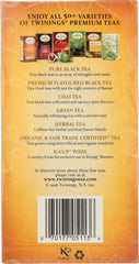 TWININGS OF LONDON: Tea Classics Light Flavour Strength Earl Grey Tea, 50 Tea Bags, 3.53 oz