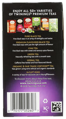 TWININGS OF LONDON: Premium Black Tea Blackcurrant Breeze, 20 Tea Bags, 1.41 Oz