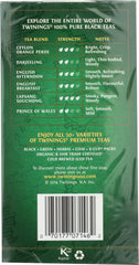 TWININGS: 100% Pure Black Tea Irish Breakfast, 50 Tea Bags