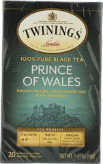 TWINING TEA: Classics Prince of Wales Tea 20 Tea Bags, 1.41 oz