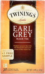 TWINING TEA: Classics Earl Grey Tea, 20 Tea Bags, 1.41 oz