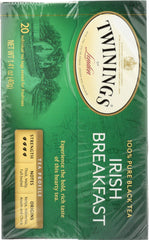 TWINING TEA: Classics Irish Breakfast Tea, 20 Tea Bags, 1.41 oz