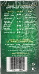 TWINING TEA: Classics Irish Breakfast Tea, 20 Tea Bags, 1.41 oz