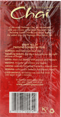 TWINING TEA: Tea Chai Tea 100% Natural Ingredients, 20 Tea Bags, 1.41 oz