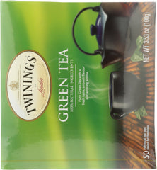 TWINING TEA: Green Tea, 50 bg