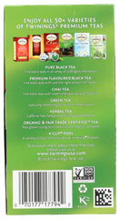 TWININGS OF LONDON: Tea Decaffeinated Green Tea, 20 Tea Bags, 1.23 oz