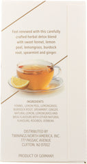 TWINING TEA: Renew Lemon & Ginger Herbal Tea, 18 bg