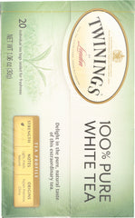 TWINING TEA: Pure White Tea, 20 bg