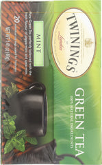 TWINING TEA: Green Tea with Mint, 20 bg