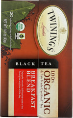 TWINING TEA: Breakfast Blend Organic Tea, 20 bg