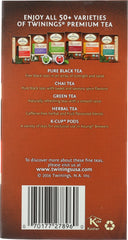 TWINING TEA: Rooibos Organic Tea, 20 bg