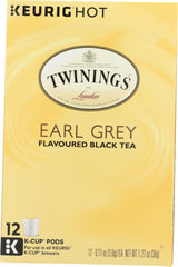 TWININGS OF LONDON: Tea Kcups Earl Grey Tea, 12 Cups, 1.27 oz