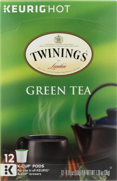 TWININGS: Green Tea Pure Green, 12 K-Cups