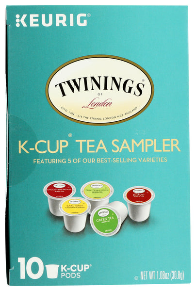 TWINING TEA: K-Cup Tea Sampler, 10 Cups, 1.06 oz