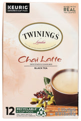 TWININGS: Chai Latte Sweetened Black Tea, 12 count