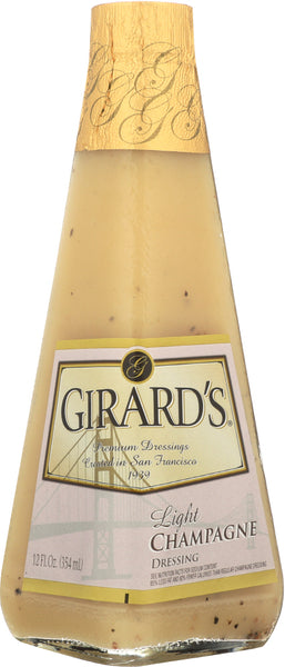 GIRARD'S: Light Champagne Salad Dressing, 12 oz