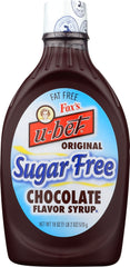 FOX UBET: Syrup Chocolate Sugar Free, 18 oz