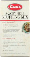 STREITS: Savory Herb Stuffing Mix, 6 oz