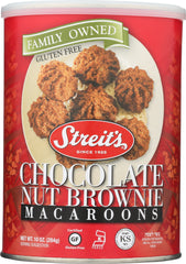 STREIT'S: Chocolate Nut Brownie Macaroons, 10 oz