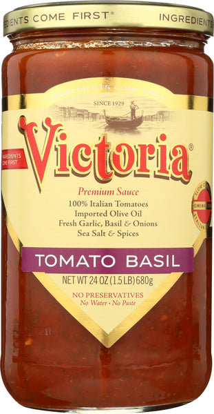 VICTORIA: Tomato Basic Sauce, 24 oz