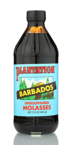 PLANTATION: Barbado's Unsulphered Molasses, 15 oz