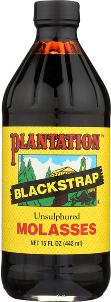 PLANTATION: Unsulphured Blackstrap Molasses, 15 oz