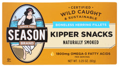 SEASONS: Kipper Snack Fillets of Herring, 3.25 oz