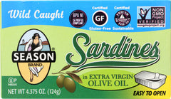 SEASONS: SARDINE EX VIRG OLIVE OIL (4.375 OZ)