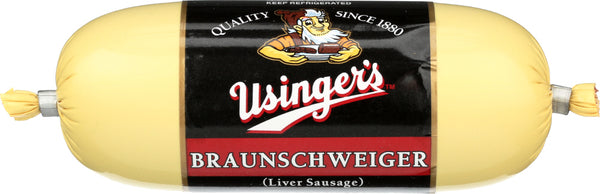 USINGER: Braunschweiger Liver Sausage, 8 oz