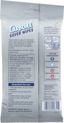 CARBONA: Silver Wipes Flat Pack, 12 ea