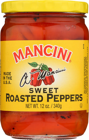 MANCINI: Sweet Roasted Peppers, 12 oz