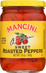 MANCINI: Sweet Roasted Peppers, 12 oz