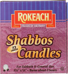 ROKEACH: CANDLE SABBATH ISRAELI 72 (1.0000 EA)