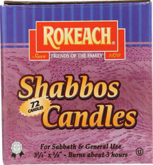 ROKEACH: CANDLE SABBATH ISRAELI 72 (1.0000 EA)