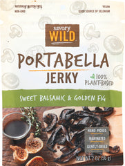 SAVORY WILD: Jerky Portabella Balsamic Fig, 2 oz