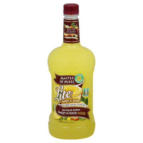 MASTER OF MIXES: Mix Sweet N' Sour Lite, 1.75 lt