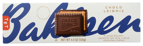 BAHLSEN: Choco Leibniz Dark Chocolate Biscuits , 4.4 oz