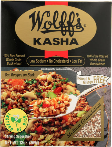 WOLFFS: Kasha Medium Granulation, 13 oz