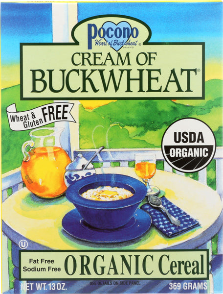 POCONO: Organic Cream Of Buckwheat, 13 oz